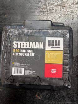 STEELMAN 5pc HALF SIZE FLIP SOCKET SET