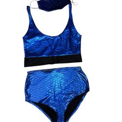 Rave Bikini Outfit + Mask 