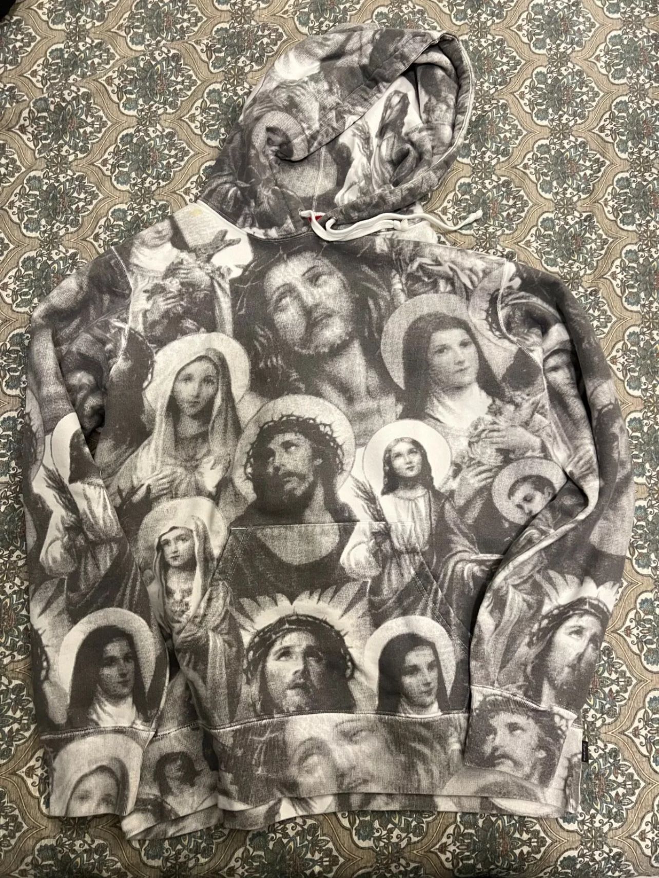supreme jesus hoodie