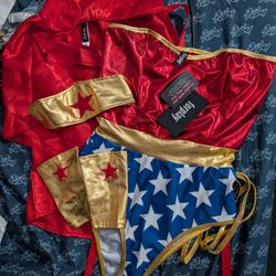 Wonder Woman Forplay Costume  Adult Size S/M