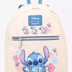 Loungefly Disney Lilo & Stitch Stitch With Ducks Mini Backpack