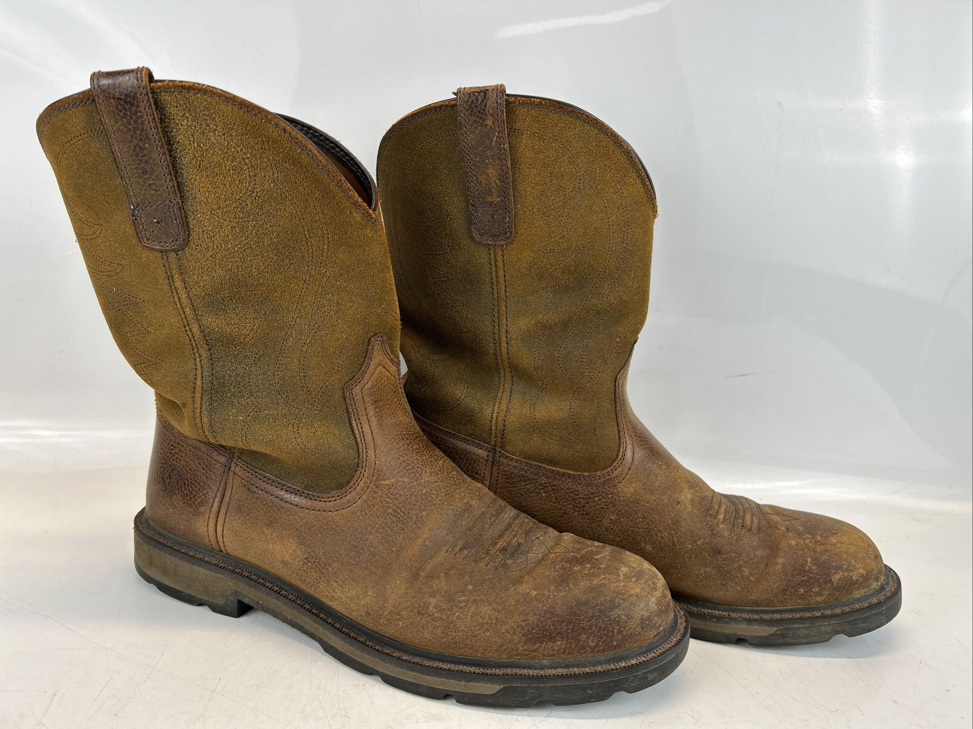 ARIAT Men's Work Cowboy Boots Size 13D Leather Model# ASTM F2892-11 EH