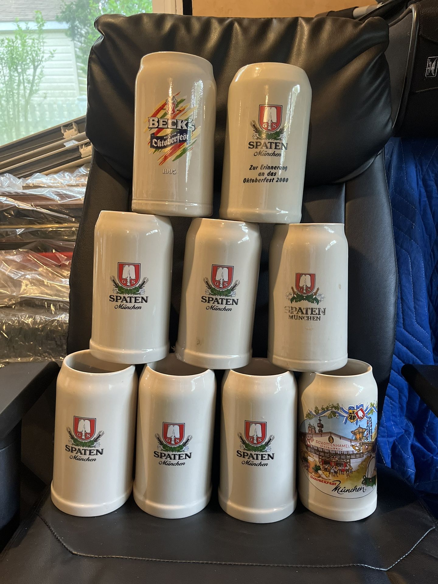 Vintage W. Germany Spaten Munchen Beer Lot