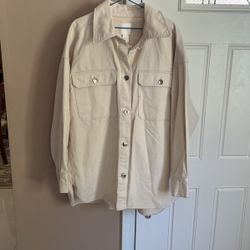 Women’s Denim Shirt Jacket, H&M Brand, $17 Or Best Offer 
