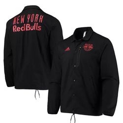 Adidas Red Bulls Anthem Jacket - Black & Red Men’s Sz 2XL New!! 