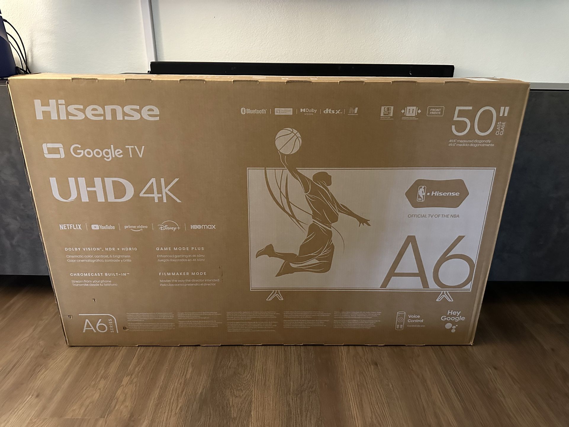 Hisense 50” UHD 4K TV