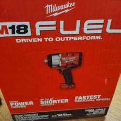 Milwaukee 1/2  Fuel High Torque Impact Wrench 1600lbs Tool Only