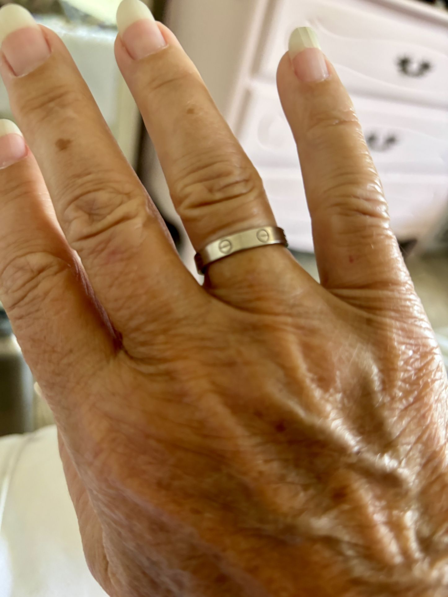 Cartier Mini Love Ring with COA!