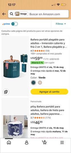 🛁 Portable Adult Bathtub