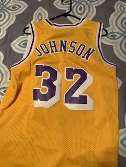 Magic Johnson Lakers Jersey Small