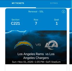 Rams vs Chargers - Sun Nov 1