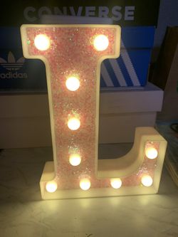 Letter L Lamp