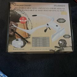 Rechargeable LED/Magnifying Glasses