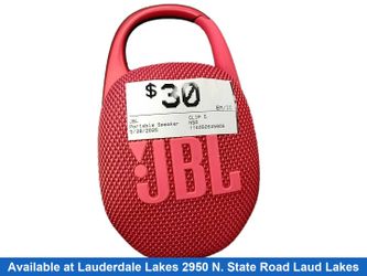 Jbl Clip 5 Red Portable Speaker