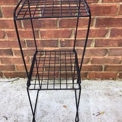 Wire Black Shelf -Double