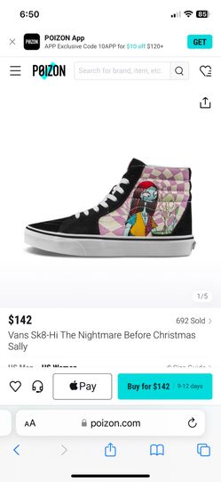 Vans- The Nightmare Before Christmas Sally