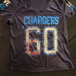 Love Pink Chargers Jersey Medium