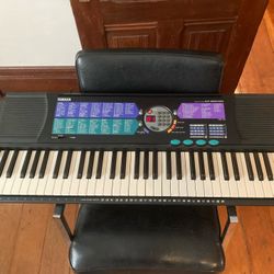 Yamaha Portatone PSR-185 AWM STEREO Vintage Electric Keyboard Piano