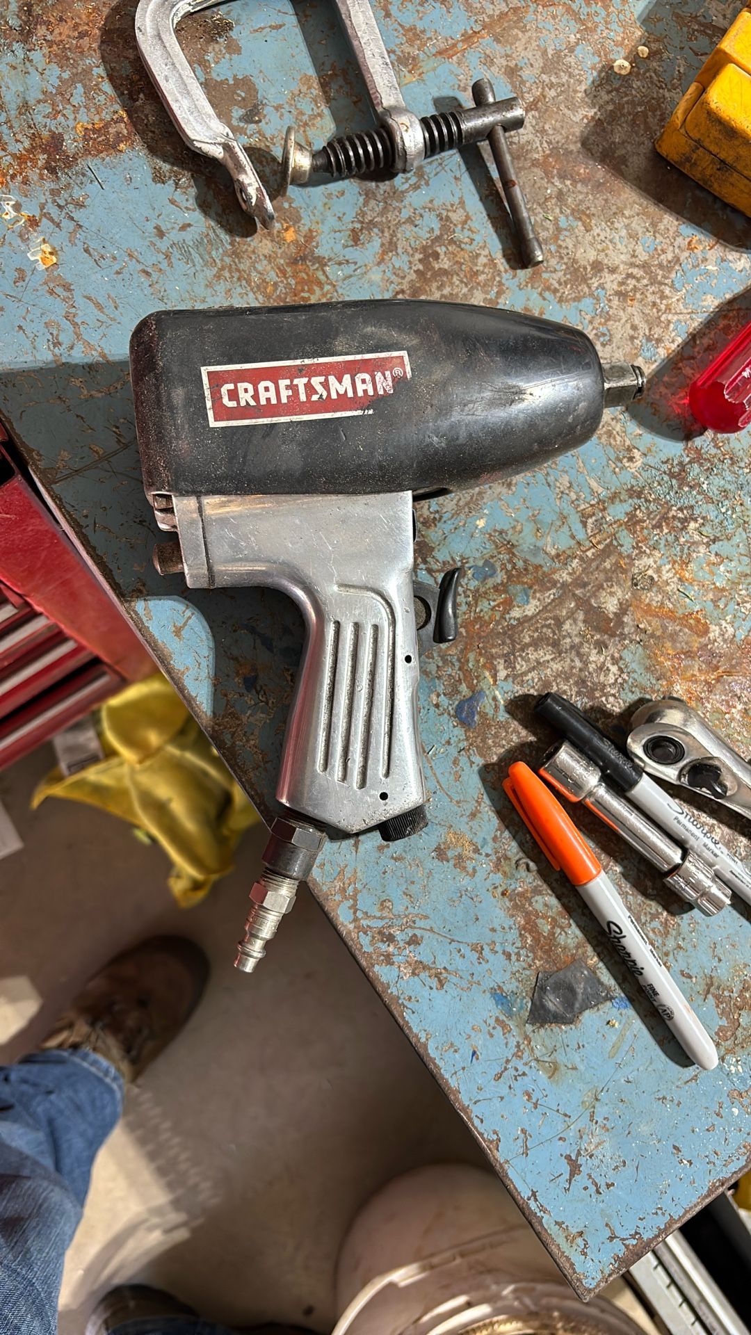 Impact air gun half inch drive