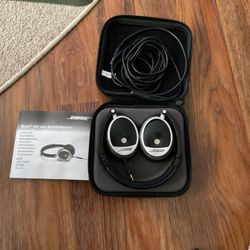 Bose On-ear Headphones  . . .with Case . . .never Used