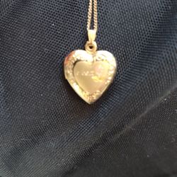 Vintage To Mom Gold Filled Heart Locket