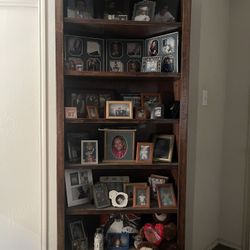 Tall Wood Bookshelves 