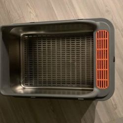 Stainless Steel Cat Litter Sifting Box With Scoop