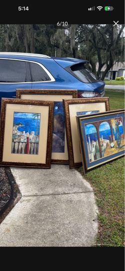 4 Didier Lourenco large framed art