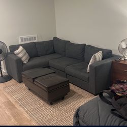 BARELY USED SECTIONAL COUCH