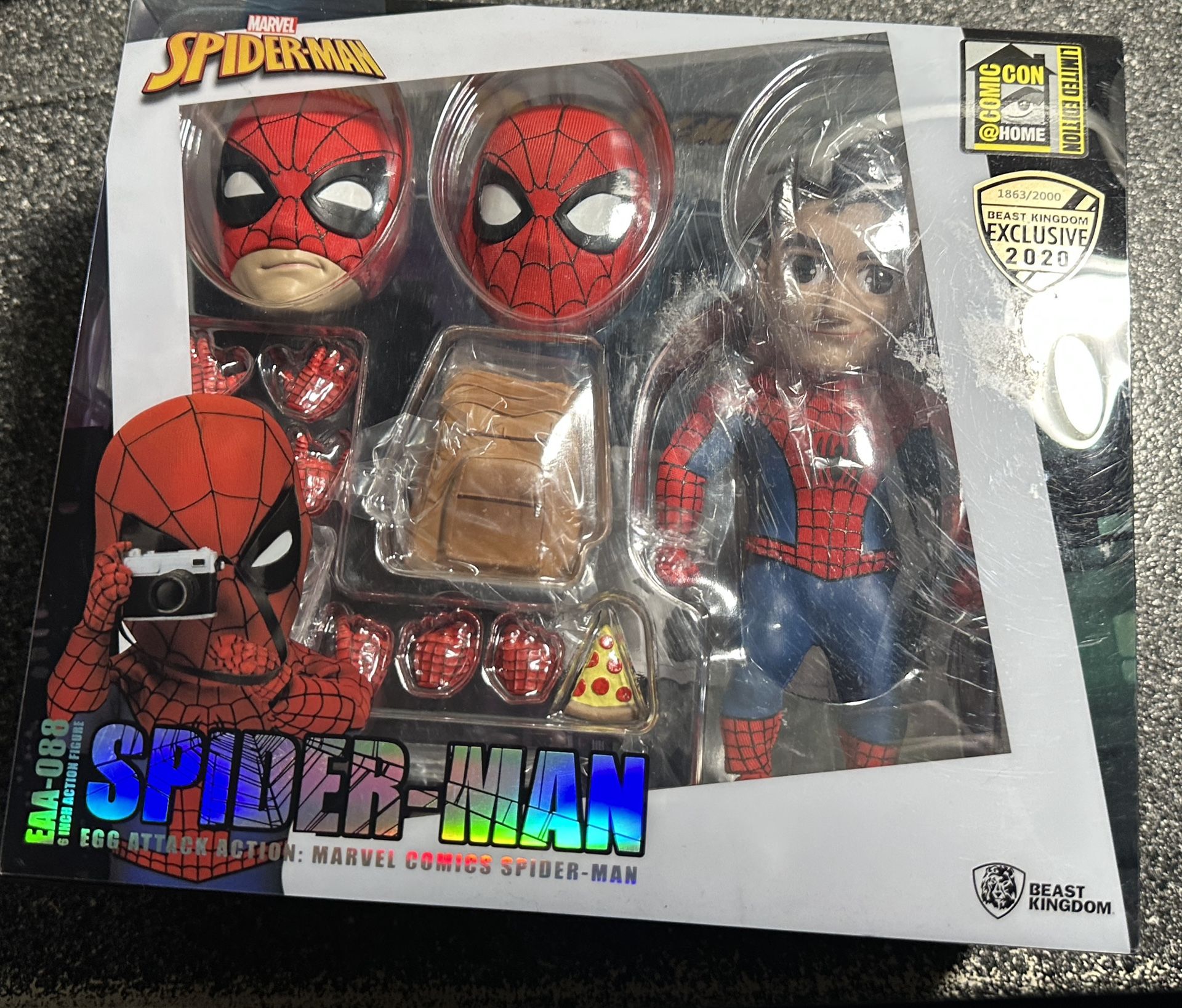 Spiderman Beast Kingdom Egg Attack Action Figure Peter Park Success Exclusive 2020 eaa-088