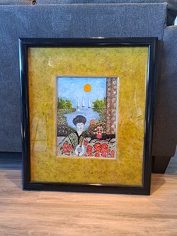 Original Artwork - Mixed Media Painting - Bought at Auction