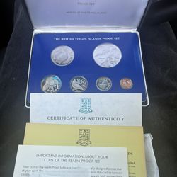 Silver Coin Set With original Box And COA