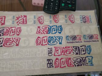 Gt bmx stickers