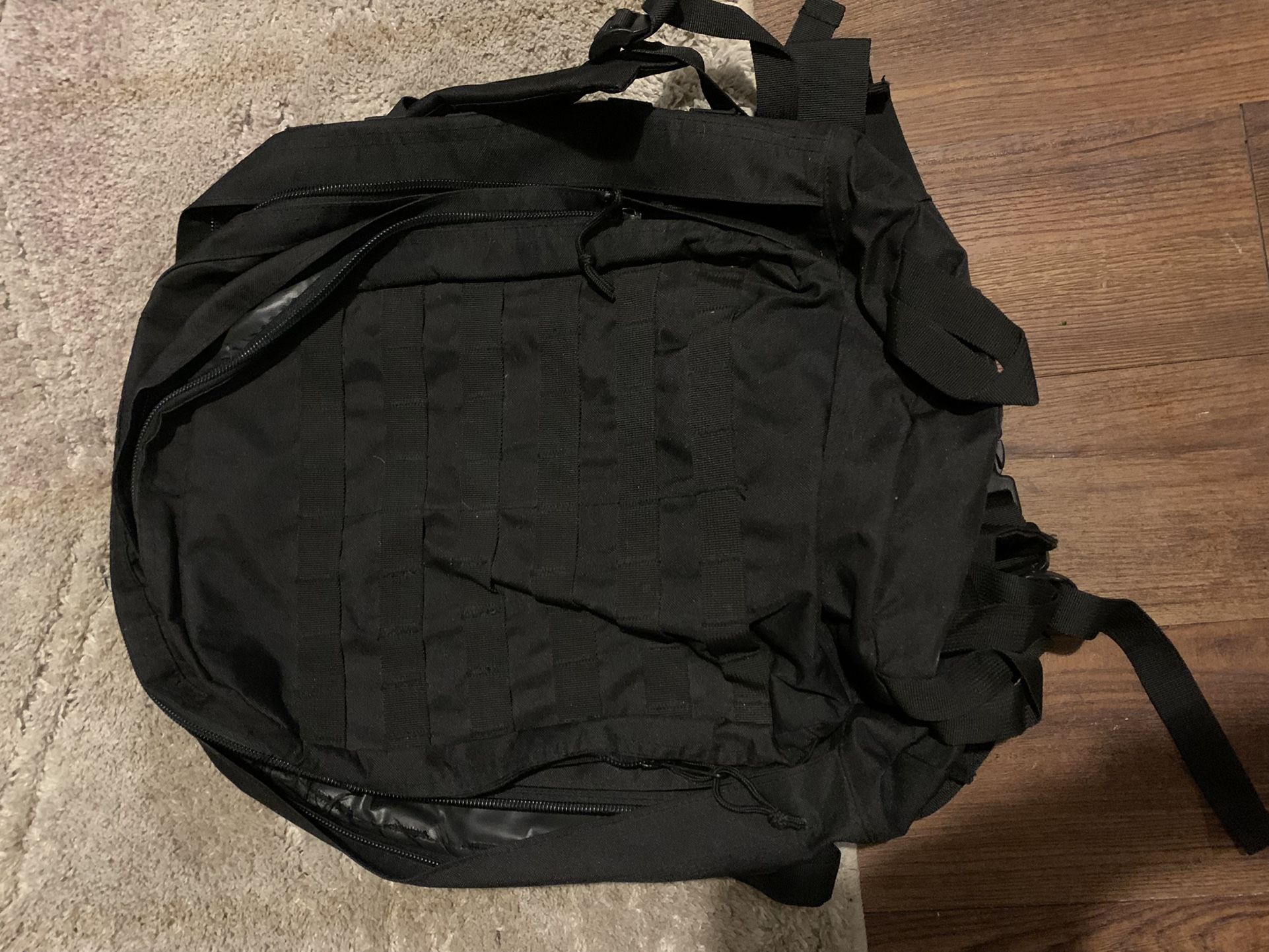 Black Tactical Backpack