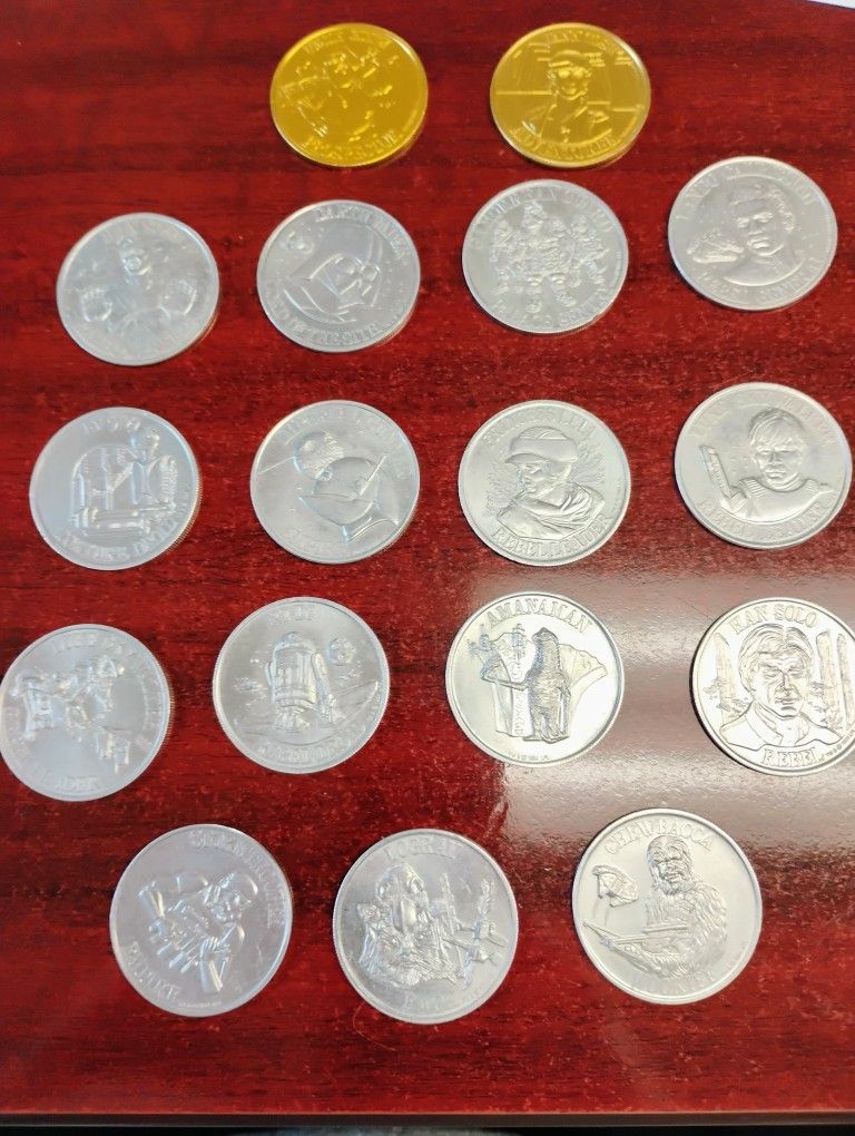 Star Wars Coins 15 1984 2 1985