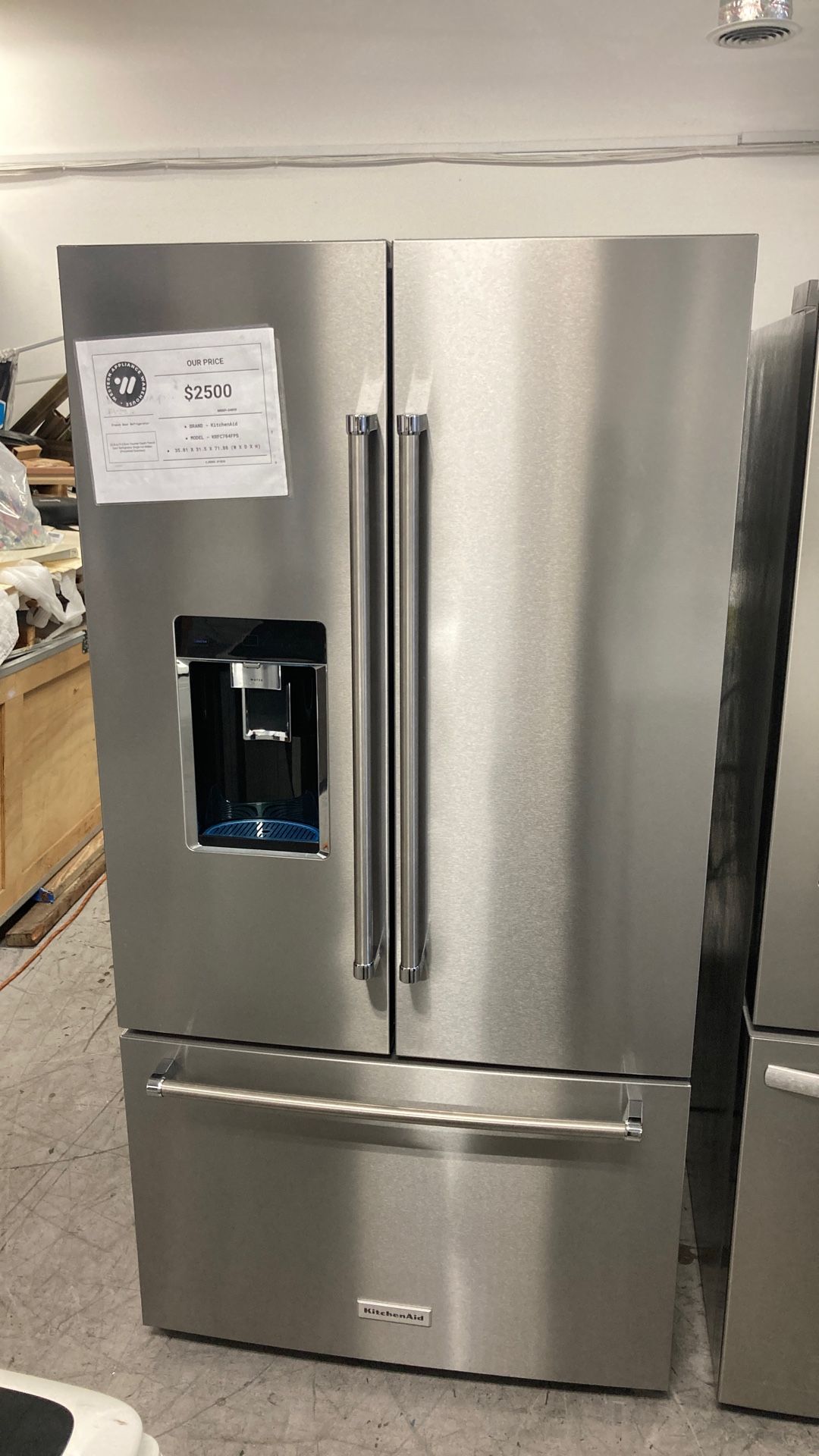 Kitchen Aid French Door Fridge Counter Depth