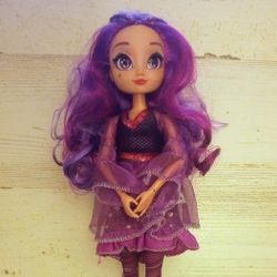 Disney Star Darlings Sage Starling Doll, Purple Dress And Hair, In Good Condition 