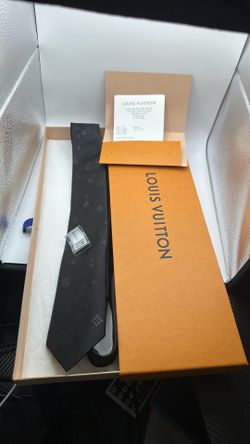 Louis Vuitton black starry night tie