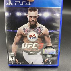 EA UFC 3 Game (Sony Playstation 4, PS4) Pre-Owned FREE SHIPPING