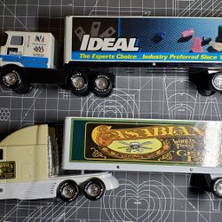 2 Large Tractor Trailer (Semi Truck) Toys