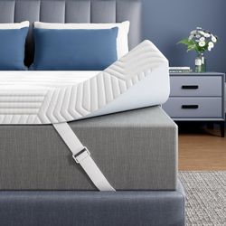 New 4 inch Queen Size Mattress Topper (Sealed)