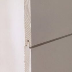 Primed MDF Interior Siding, 7-3/8" Nickel Gap/V-Groove