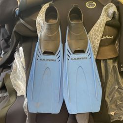US Divers Adjustable Swim fins Size 5-6 38-39