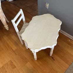 Child’s Table And Chair
