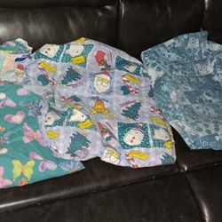 Scrub Tops Size Xl