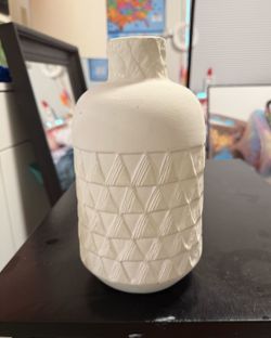 West Elm Cream Vase