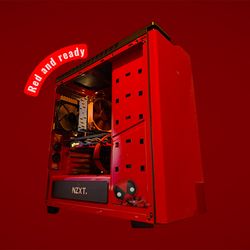 Red gaming, computer PC