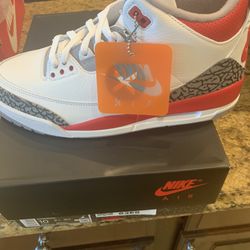 Air Jordan Retro 3 Cardinal Red