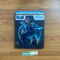TRON: Legacy (Limited-Edition Collectible Steelbook) 4K UHD Blu-ray Combo Pack [4K UHD Blu-ray + Blu-ray]