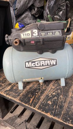 McGraw 3 Gallon Air Compressor 110 Psi